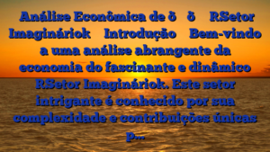 Análise econômica de