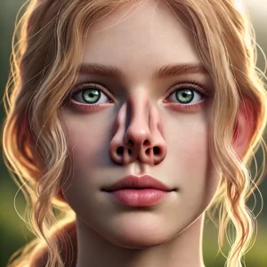 enimei flatcher amiga da penny com 3 narinas - Big Bang Theory