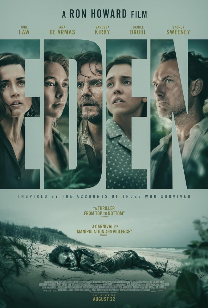 Pôster do Filme EDEN (2024) | Ana de Armas, Sydney Sweeney, Vanessa Kirby